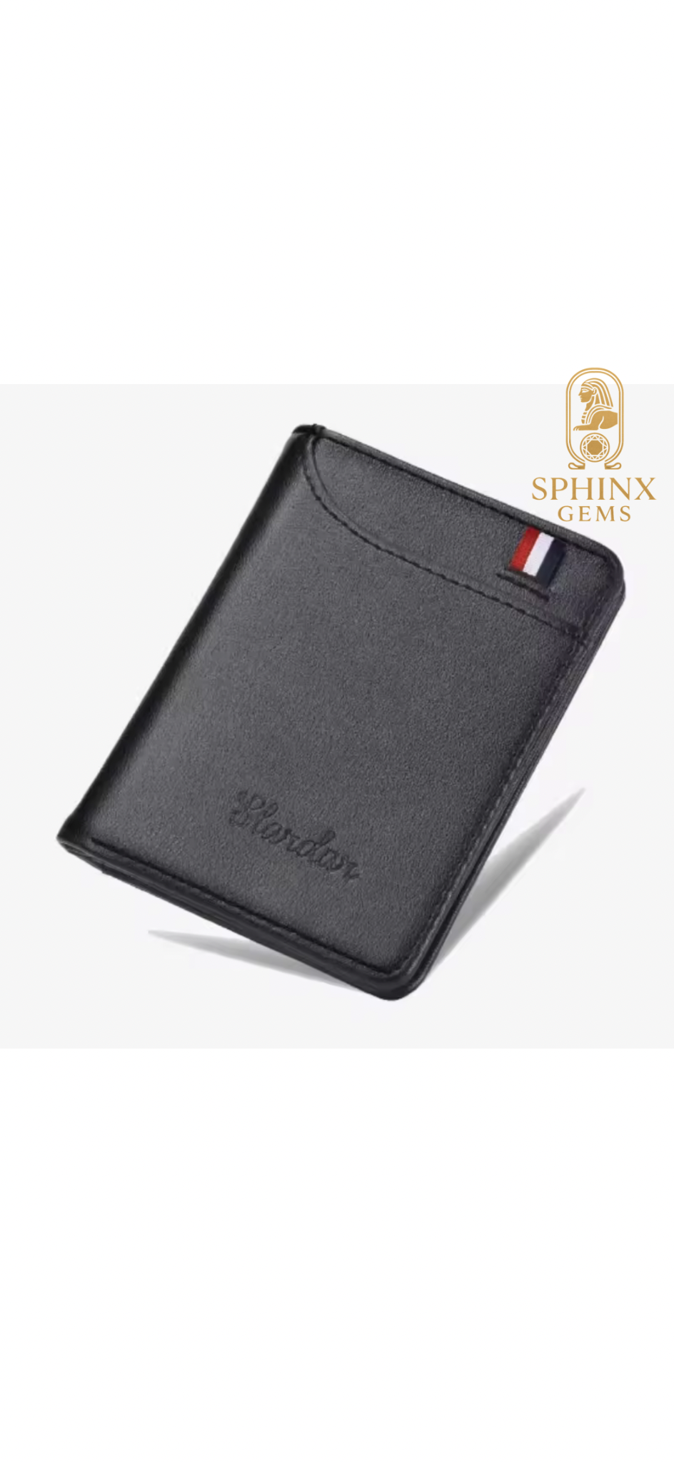 Slim Genuine Leather Men’s Wallet – RFID Card Holder & ID Window