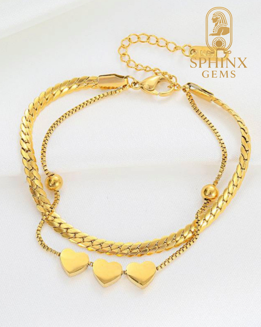 three hearts Bracelet